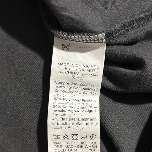 SHEIN Pink and Gray Short Sleeve Tee with Bow Design - Picture 4 of 4